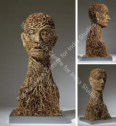 Dhananjay Singh (Artist), Head, 2011, Sculpture
