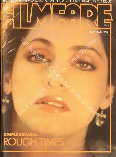 Pritish Nandy (Editor), Filmfare, 1986, Magazine