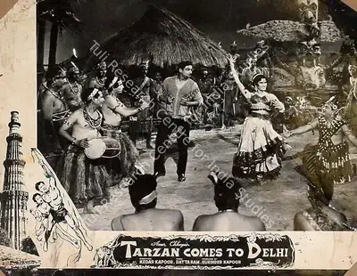 Surinder Kapoor (Producer), Tarzan Delhi Me, 1965, Lobby Card