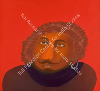Manjit Bawa (Artist), Untitled (Man), 1982, Painting