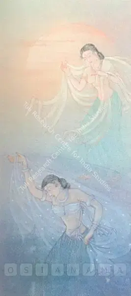 Bengal School (Artist), Apsara, 1950, Painting