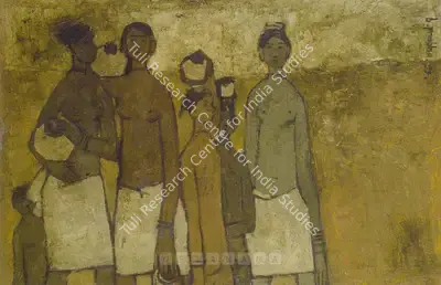 B. Prabha (Artist), Untitled, 1959, Painting