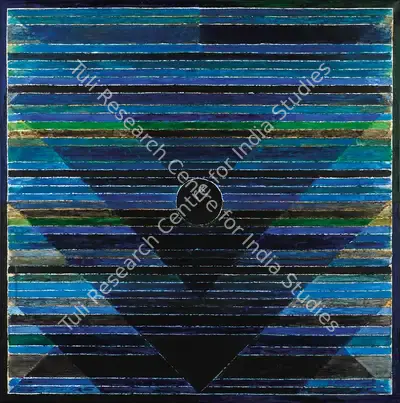 Raza, S.H. (Artist). Jal Bindu. Acrylic on canvas, 1990 | Painting | FineArts | 00575152