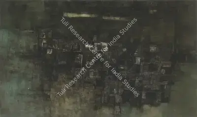 Ramkumar (Artist), Benaras, 1964, Painting