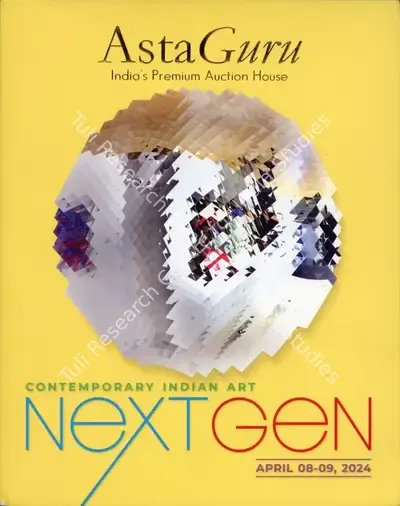 Asta Guru (Auction House). Contemporary Indian Art. 09 April 2024, Mumbai | Auction Catalogue | EconomicsArt | 00862515