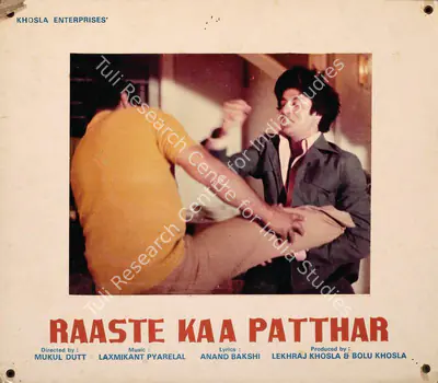 Bolu Khosla (Producer), Raaste Kaa Patthar, 1972, Photographic Still Mounted on Lobby Card
