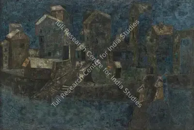Piraji Sagara (Artist), Mute Evening, 1962, Painting