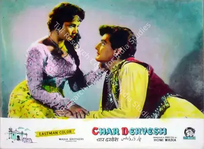 Aga Hasham (Cinematographer), Char Dervesh, 1964, Lobby Card