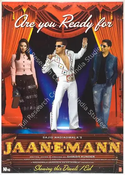 Sajid Nadiadwala (Producer), Jaan E Mann, 2006, Full Sheet Poster