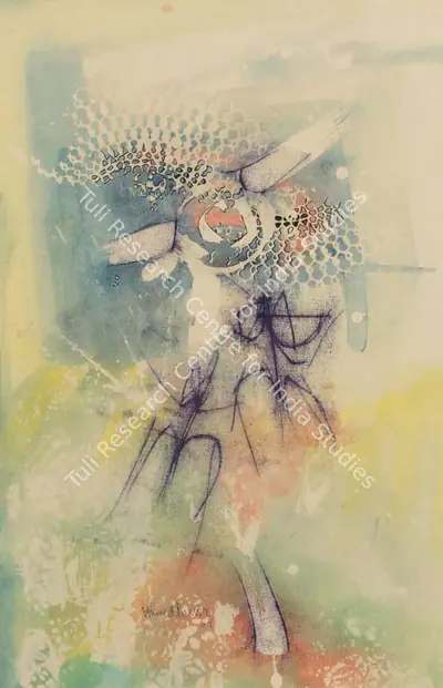 Ahmed Parvez (Artist), Abstract 5, 1962, Painting