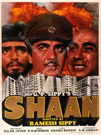 G.P. Sippy (Producer), Shaan, 1980, Full Sheet Poster