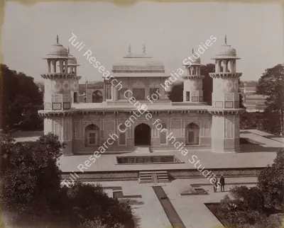 Samuel Bourne (Photographer), Prince Elma Dowla's Tomb, Agra (Tomb of Itimad-ud-Daulah, Agra), 1865, Antiquarian Photograph