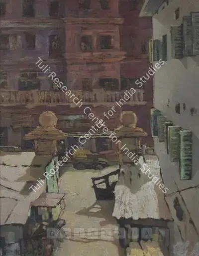 Bikash Bhattacharjee (Artist), Untitled, 1961, Painting