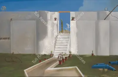Atul Dodiya (Artist), Welcome, 1993, Painting