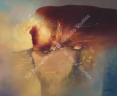 Khosa, K. (Artist). Towards New Horizon, 2017 | Painting, AG.Onl/28.10.23, 2023 · Asta Guru