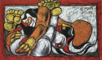 Satish Gujral (Artist), Untitled, 1986, Painting