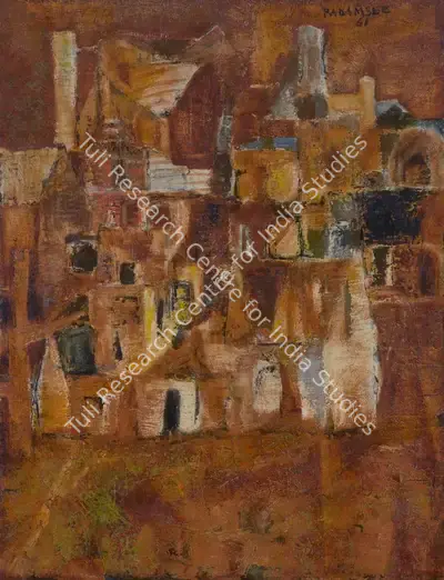 Padamsee, Akbar (Artist). Rouen, 1961 | Painting, Ch.NeY/22.03.23, 2023 · Christie's