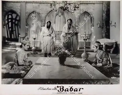 Vasant Beltangdi (Cinematographer), Babar, 1960, Lobby Card