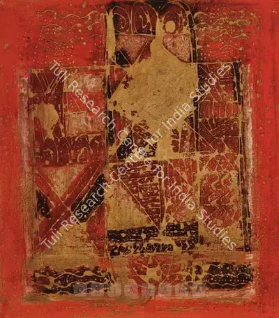 Akkitham Narayanan (Artist), Composition, 1972, Painting