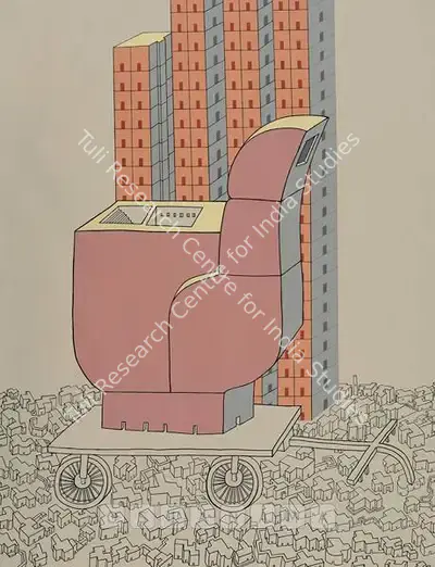 Gigi Scaria (Artist), Untitled, 2008, Painting