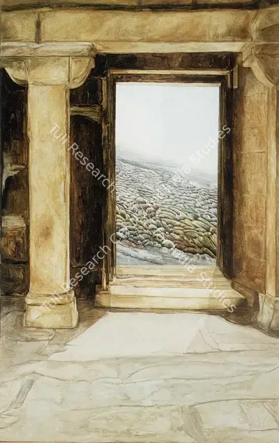 Charan Sharma (Artist), Through the Window, 1991, Painting