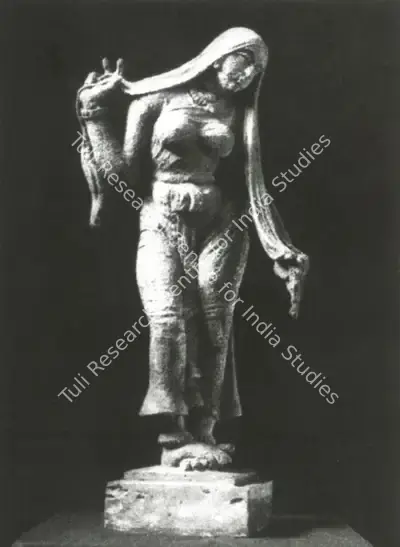 D.P. Roy Chowdhury (Artist), After Bath, Sculpture