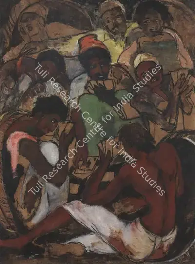 K.H. Ara (Artist), Untitled, 1945, Painting