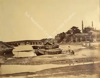 Felice Beato (Photographer), Stone Bridge, Lucknow, 1858, Antiquarian Photograph