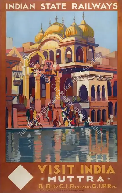 After Roger Broders (Artist), Visit India, 1928, Travel Publicity Related Art & Poster