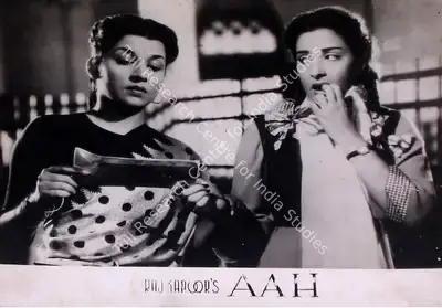 Jaywant Pathare (Cinematographer), Aah, 1953, Lobby Card