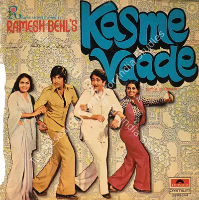 Ramesh Behl (Producer), Kasme Vaade, 1978, Record Cover