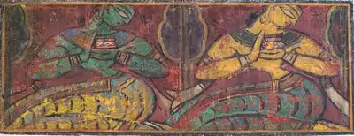 Jamini Roy (Artist), Nayikas, 1931, Painting