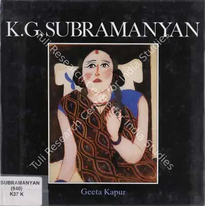 Geeta Kapur (Author), K. G. Subramanyan, 1987, Authored Book