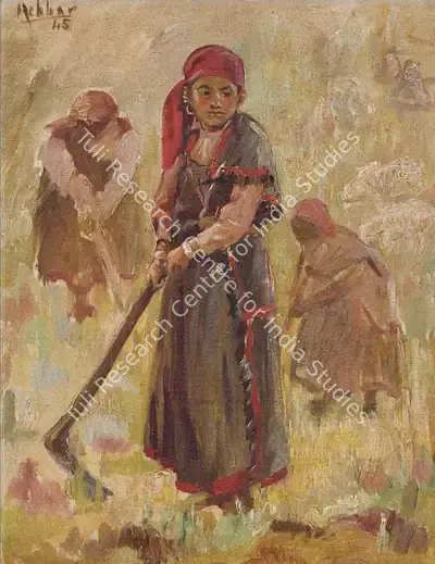 K.K. Hebbar (Artist), Untitled, 1945, Painting