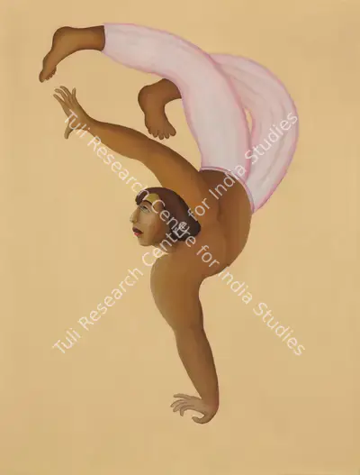 Manjit Bawa (Artist), Untitled (Acrobat), 1988, Painting