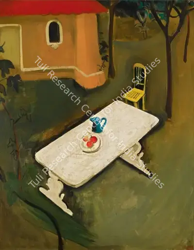 Sher-Gil, Amrita (Artist). Untitled (In the Garden), c.1938 | Painting, So.NeY/15.03.16, 2016 · Sotheby's