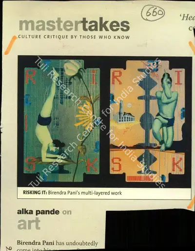Alka Pande (Reporter), Mastertakes, 2006, Newspaper Clipping