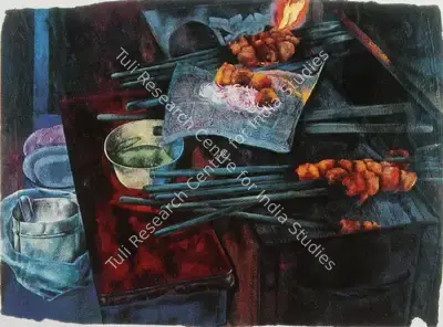 Radha Binod Sharma (Artist), Bhatiyar Gali, 2002, Painting