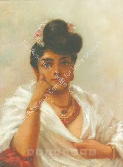 Raja Ravi Varma (Artist), Malabar Beauty, Painting