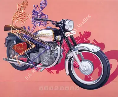 Rambali Chauhan (Artist), Men At Work, 2008, Painting