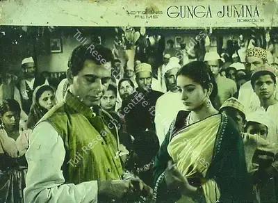 V. Babasaheb (Cinematographer), Gunga Jamuna, 1961, Lobby Card