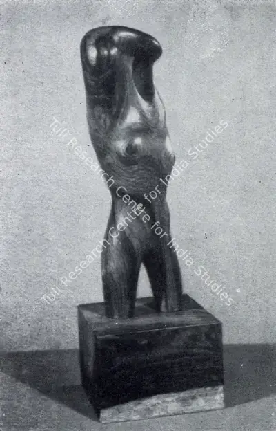 Raja Ram (Artist), The Fisher Girl, 1958, Sculpture