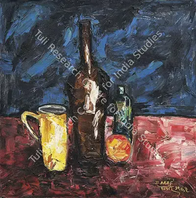 Bakre, S.K. (Artist). Still Life, 1963 | Painting, AG.Mum/11.03.26, 2026 · Asta Guru