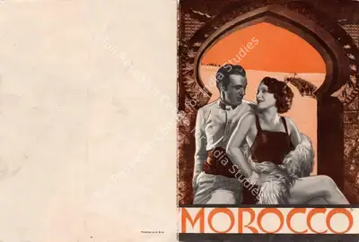 Josef Von Sternberg (Director), Morocco, 1930, Handbill