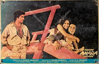 Shakti Samanta (Producer), Main Awara Hoon, 1983, Lobby Card