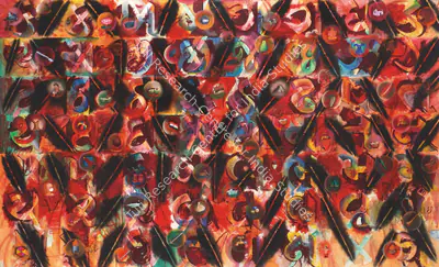 G.M. Sheikh (Artist), Alphabet Stories II, 2007, Painting