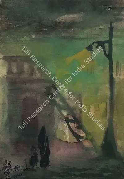Gaganendranath Tagore (Artist), Untitled, 1921, Painting