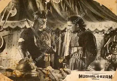 R.D. Mathur (Cinematographer), Mughal E Azam, 1960, Lobby Card