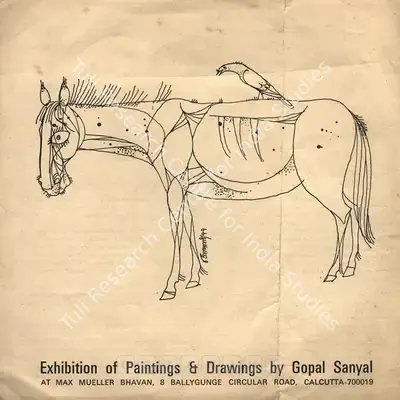 Gopal Sanyal (Artist), Gopal Sanyal, 1977, Solo Exhibition Catalogue