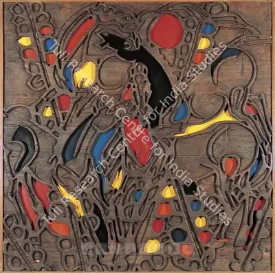 Sagara, Piraji (Artist). Untitled. Mixed media on wood, 1986 | Sculpture  | 00881127